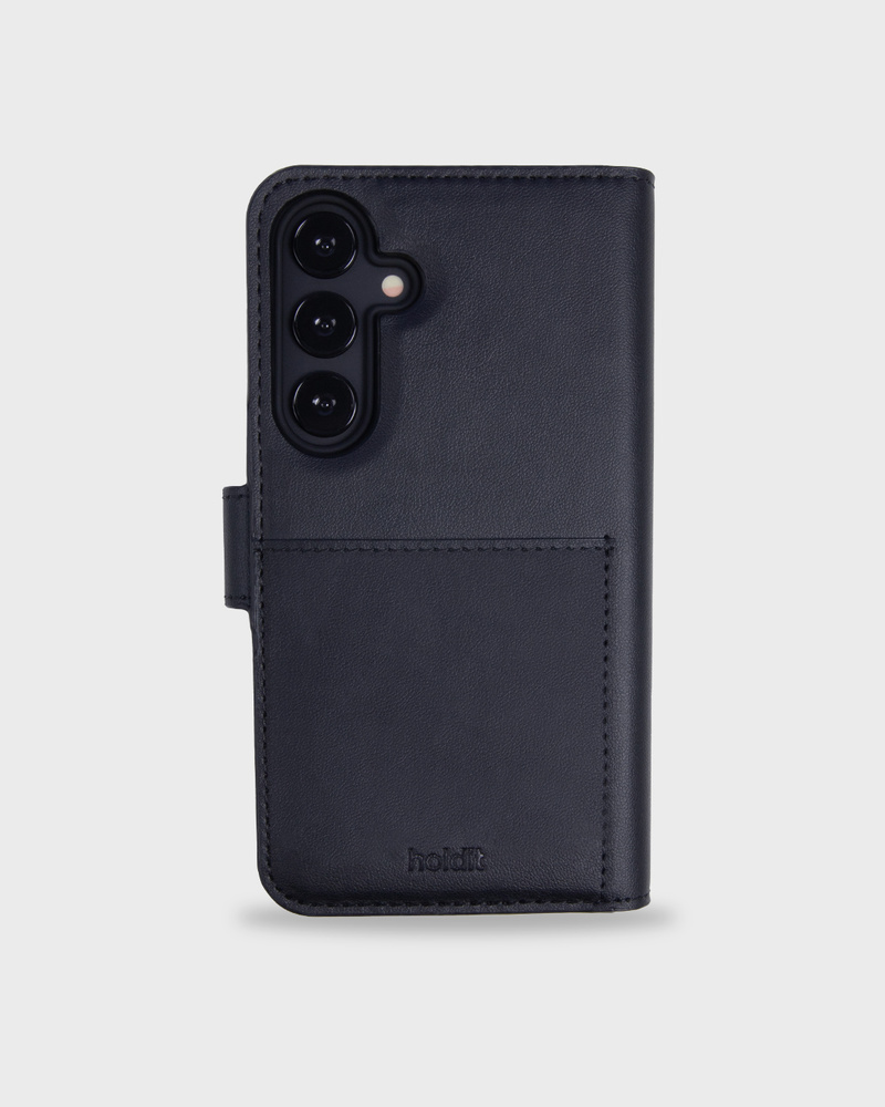 Wallet Case Magnet Black Galaxy S25