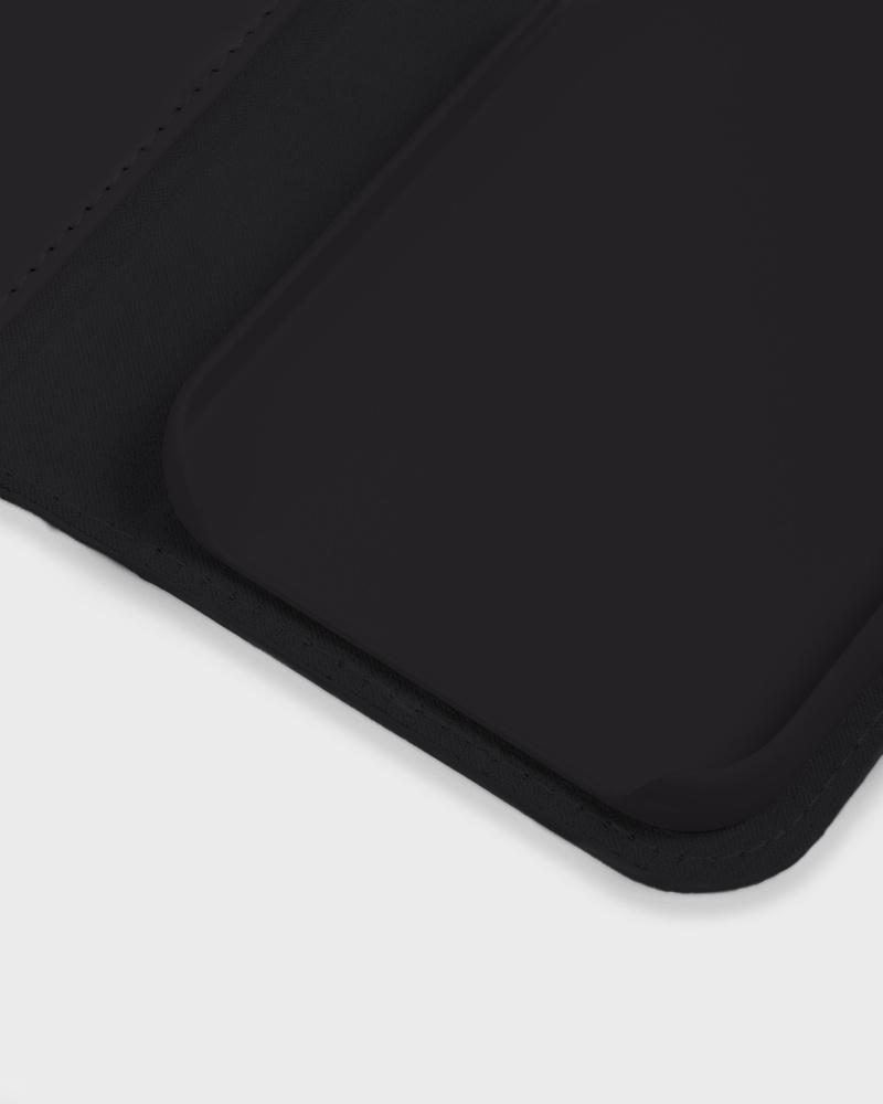 Wallet Case Magnet Black Galaxy S25+