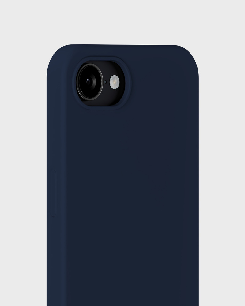 Phone Case Silicone Midnight Blue iPhone 16e