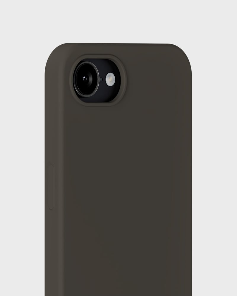Phone Case Silicone Charcoal iPhone 16e