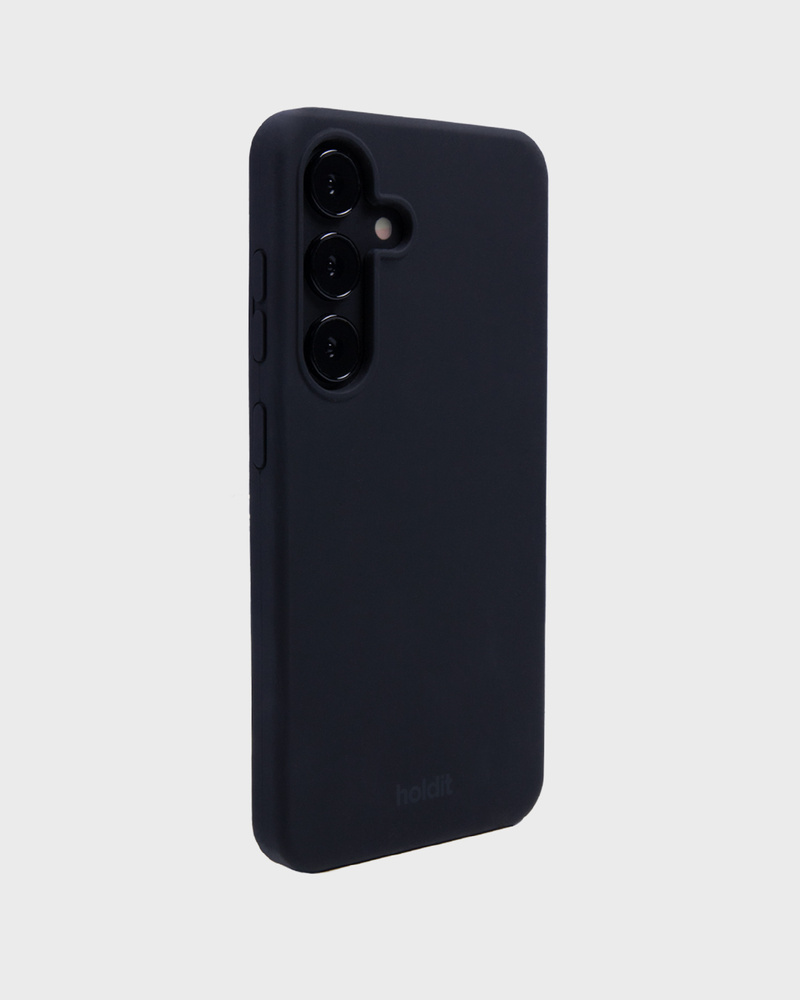 Phone Case Silicone Black Galaxy S25