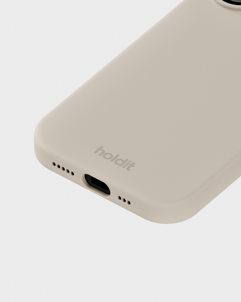 Phone Case Silicone Light Beige iPhone 17