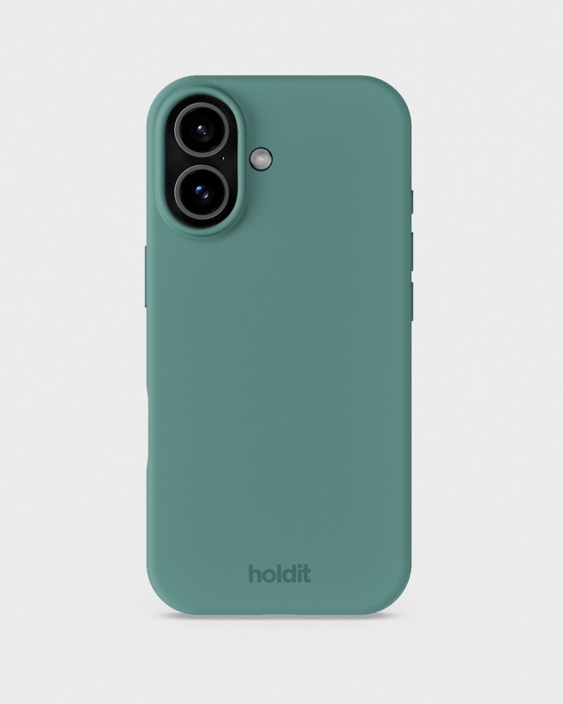 Phone Case Silicone Moss Green iPhone 17