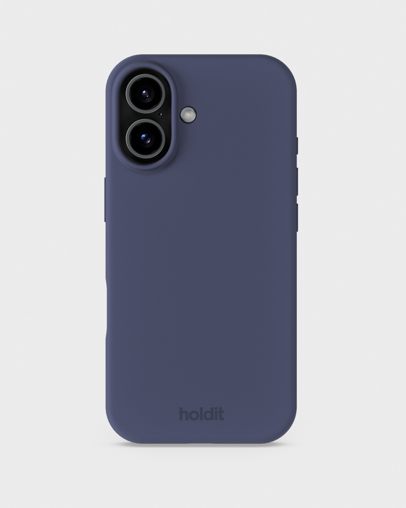 Phone Case Silicone Navy Blue iPhone 17