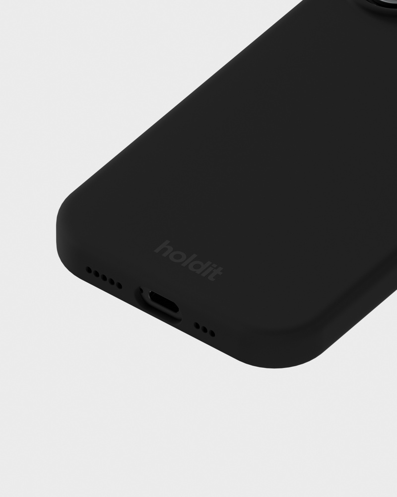 Phone Case Silicone Black iPhone 17