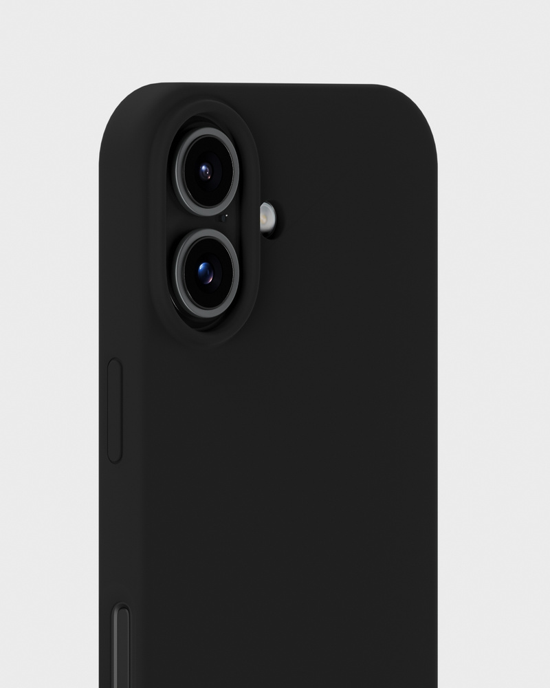 Phone Case Silicone Black iPhone 17