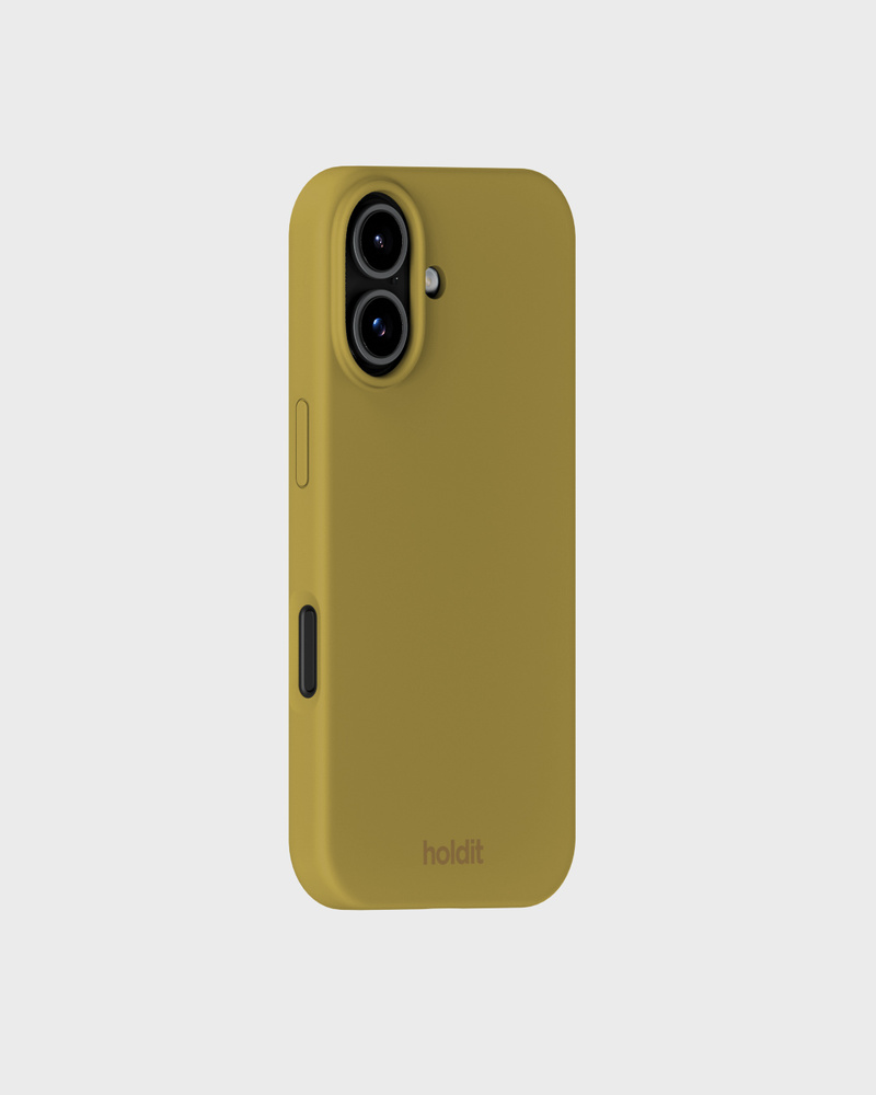 Phone Case Silicone Warm Olive iPhone 17