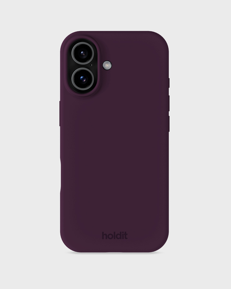 Phone Case Silicone Deep Plum iPhone 17