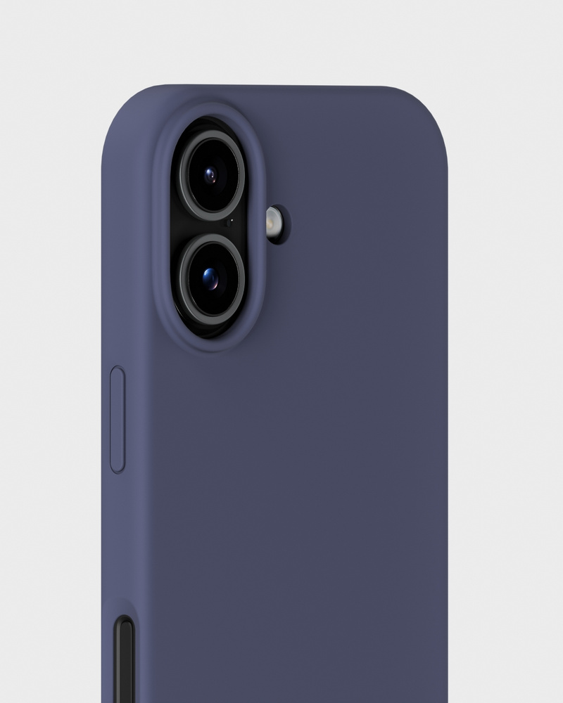 Phone Case Silicone Navy Blue iPhone 17