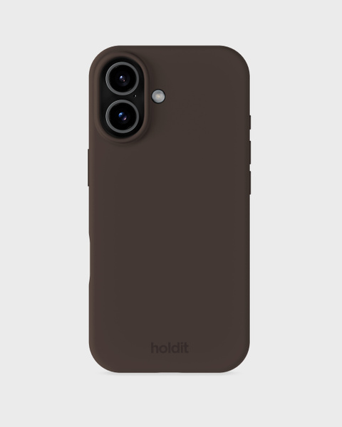 Phone Case Silicone Chocolate iPhone 17