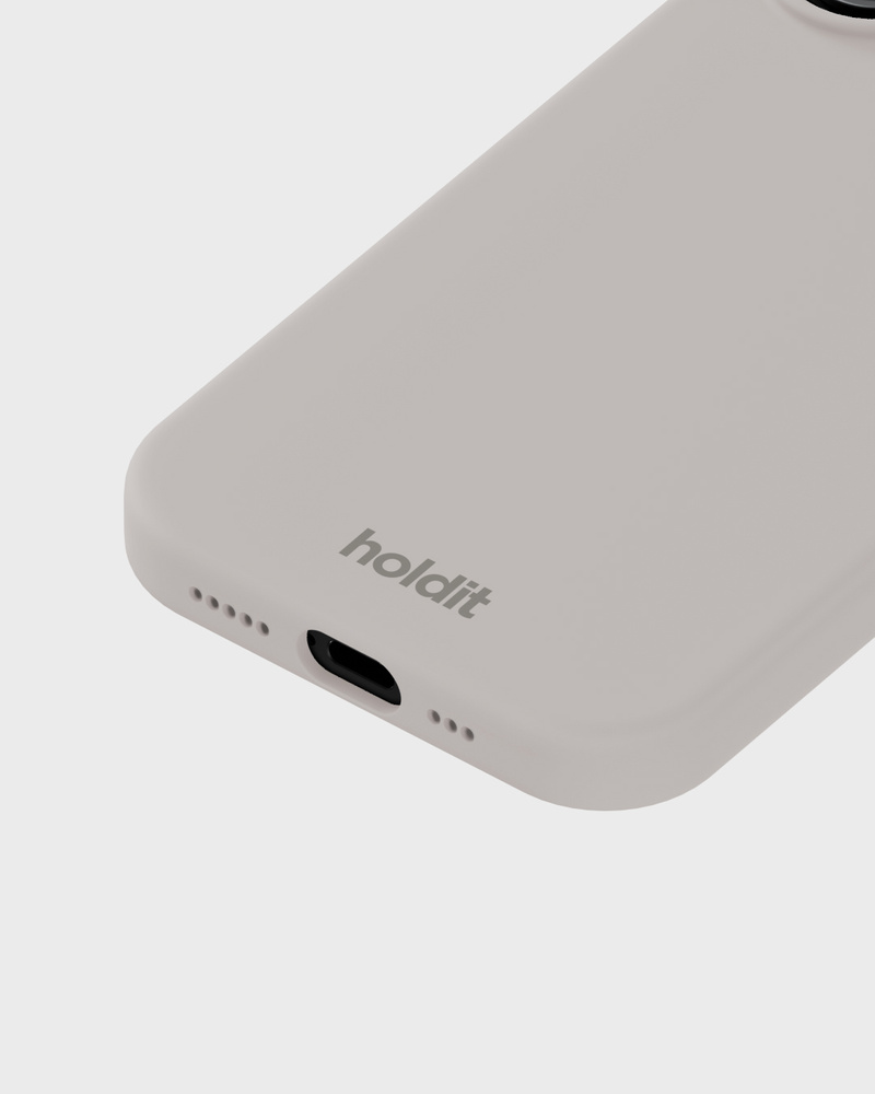 Phone Case Silicone Wool Gray iPhone 17