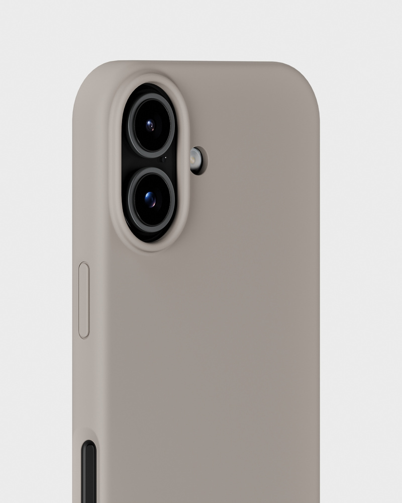 Phone Case Silicone Taupe iPhone 17