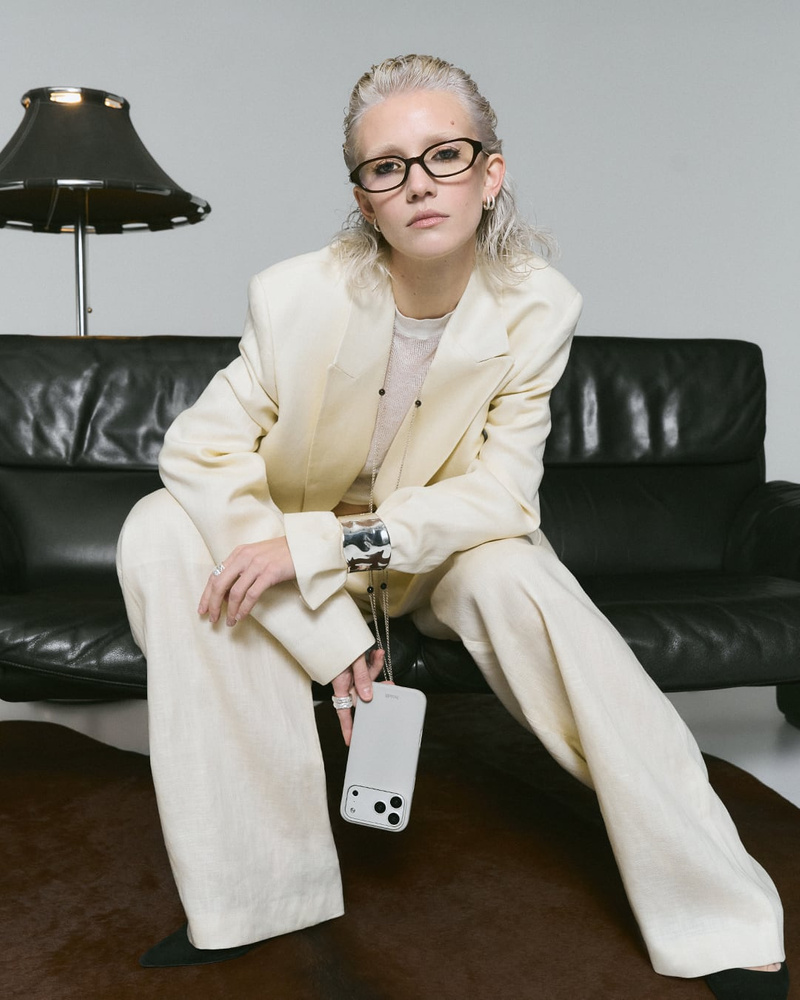 Phone Case Silicone Wool Gray iPhone 17