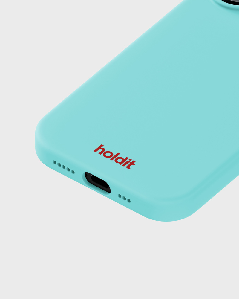 Phone Case Silicone Turquoise iPhone 17