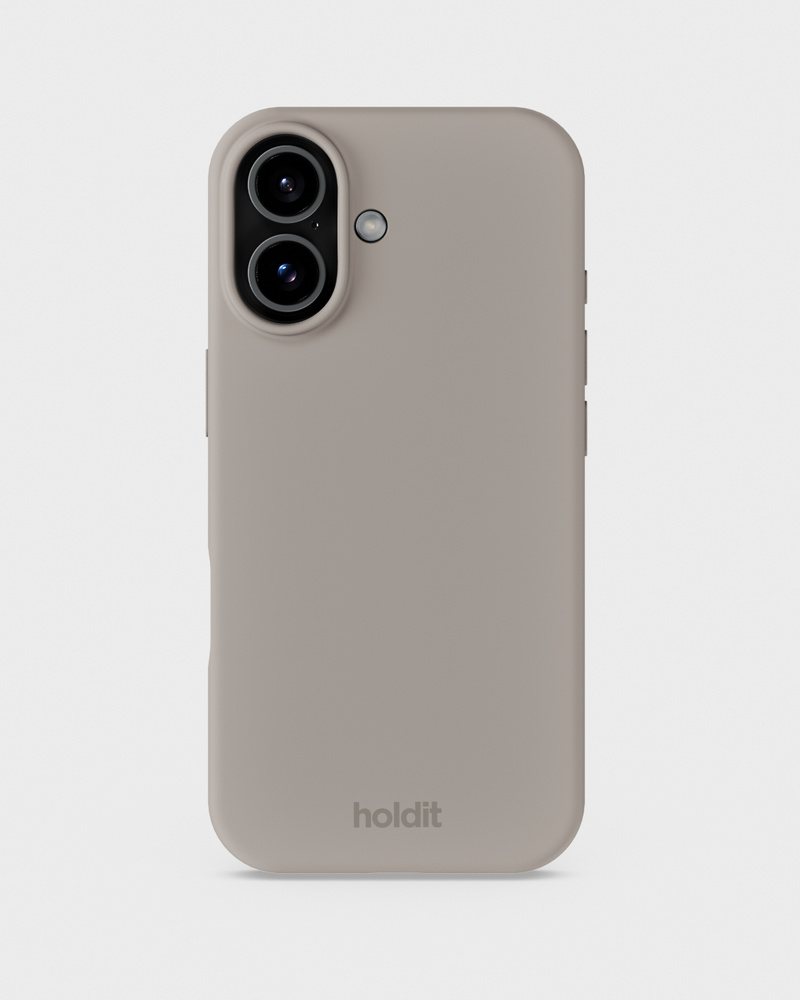 Phone Case Silicone Taupe iPhone 17