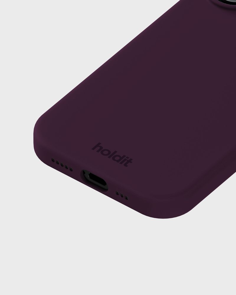 Phone Case Silicone Deep Plum iPhone 17