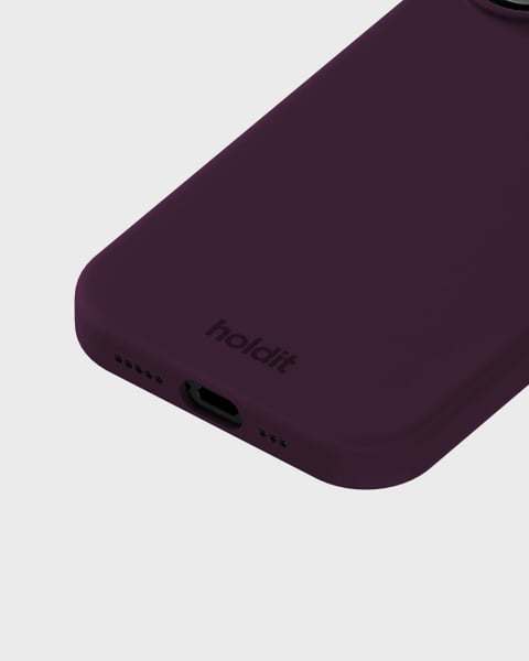 Phone Case Silicone Deep Plum iPhone 17