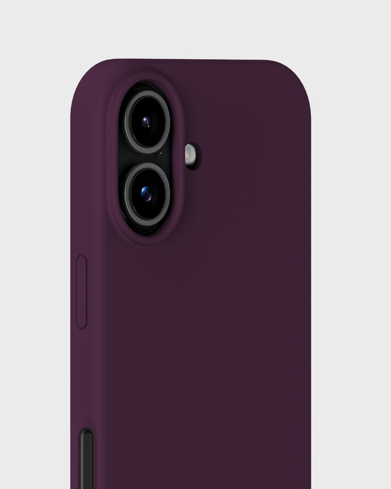 Phone Case Silicone Deep Plum iPhone 17