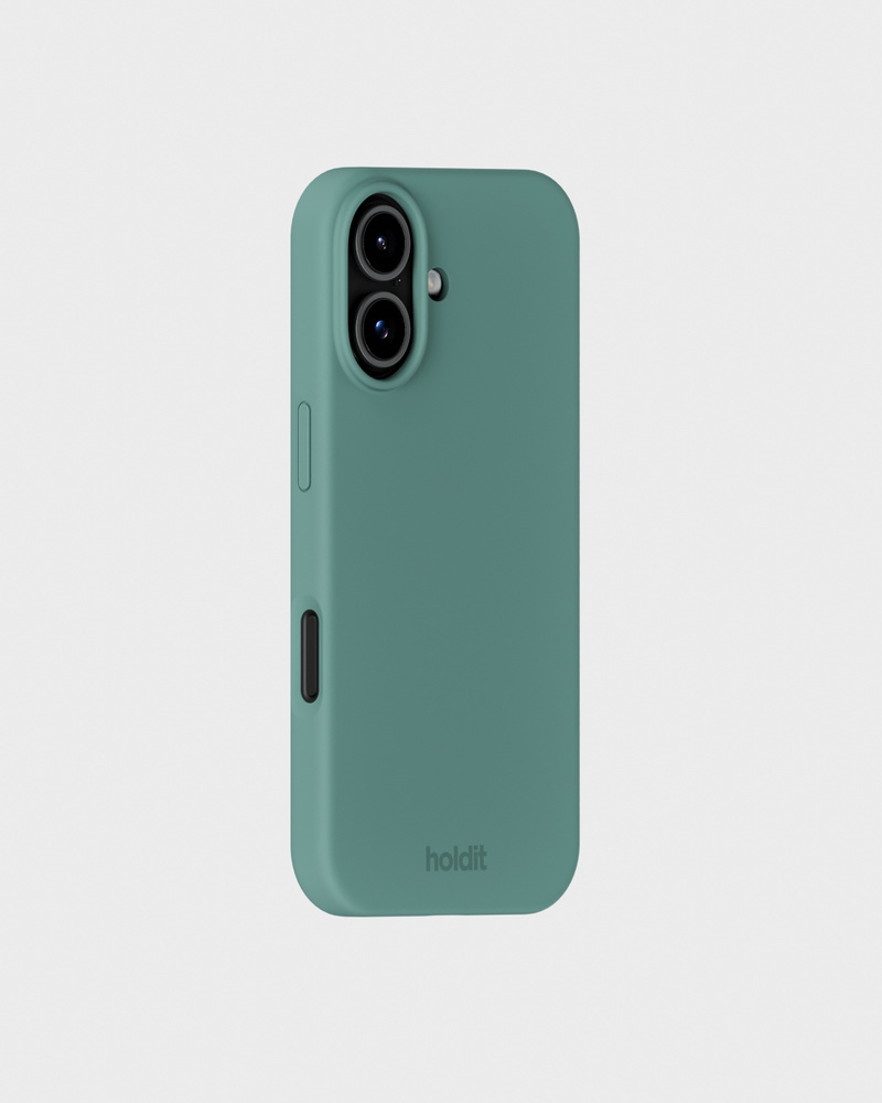 Phone Case Silicone Moss Green iPhone 17