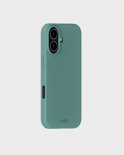 Phone Case Silicone Moss Green iPhone 17