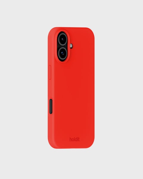 Phone Case Silicone Scarlet Red iPhone 17
