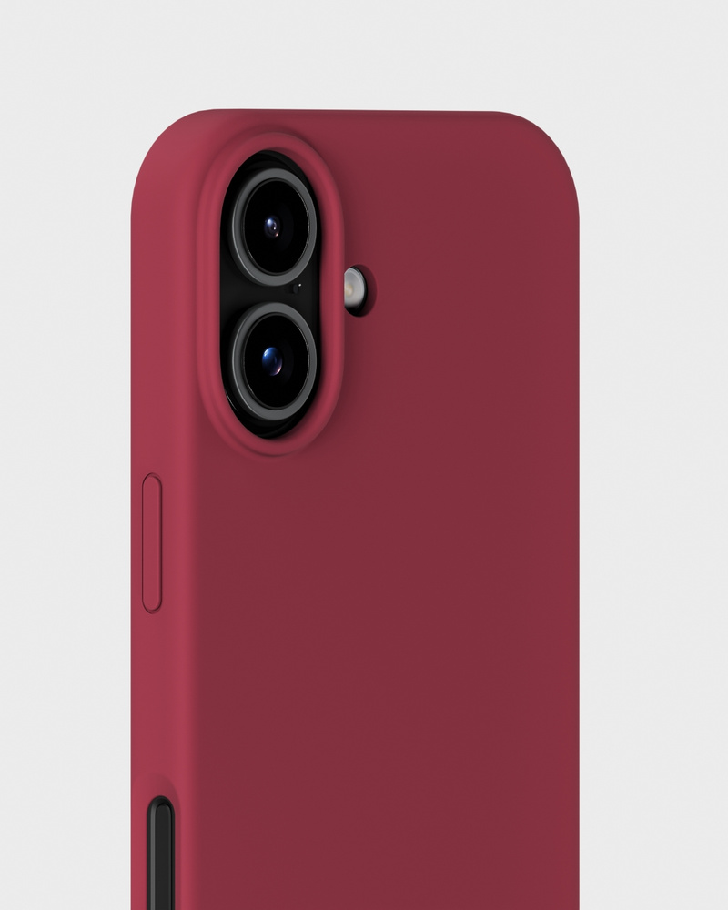 Phone Case Silicone Red Velvet iPhone 17