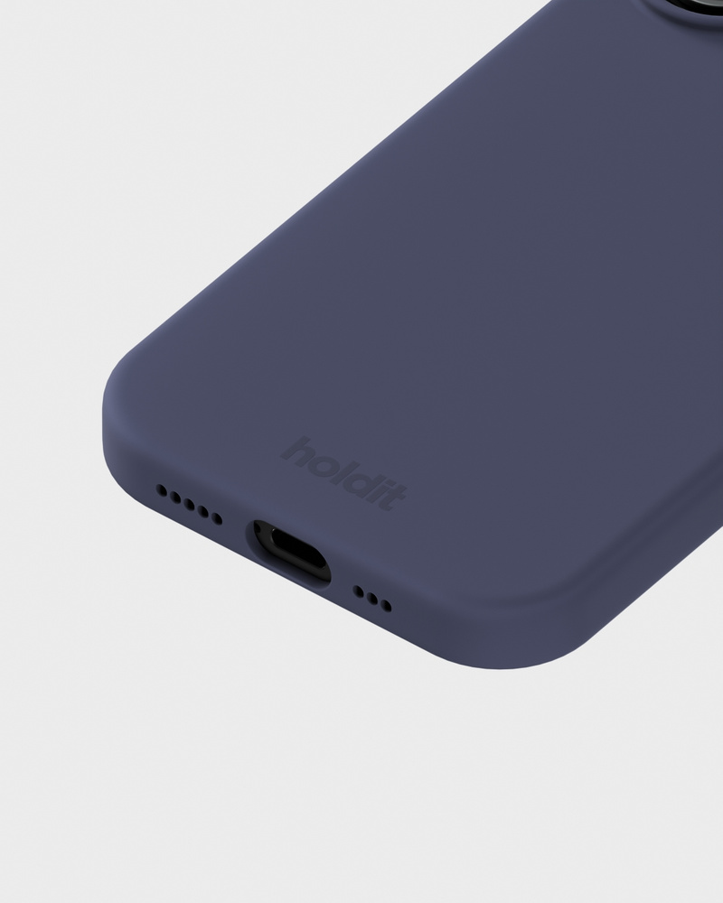 Phone Case Silicone Navy Blue iPhone 17