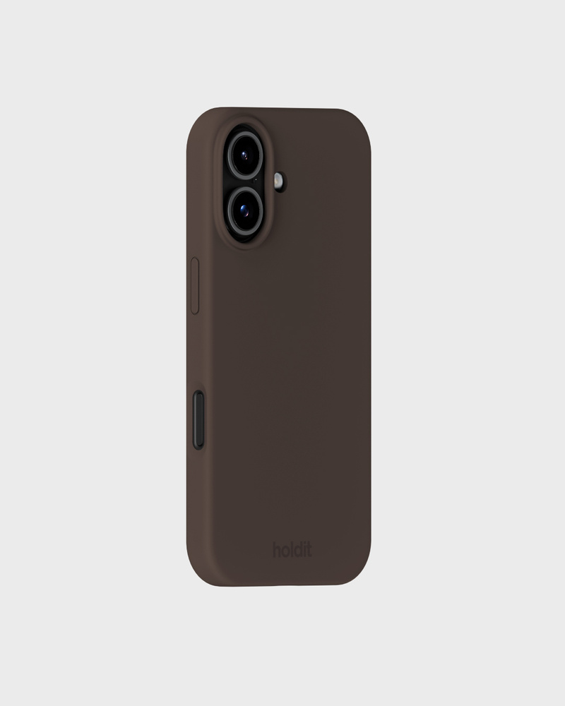 Phone Case Silicone Chocolate iPhone 17