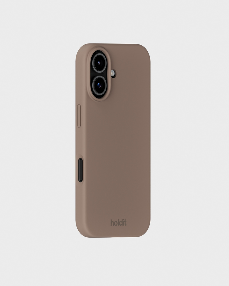 Phone Case Silicone Mocha Brown iPhone 17