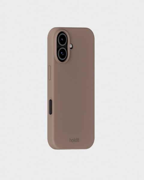 Phone Case Silicone Mocha Brown iPhone 17