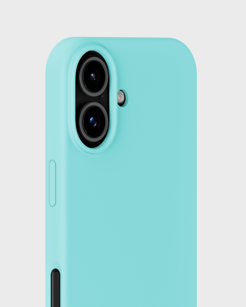 Phone Case Silicone Turquoise iPhone 17