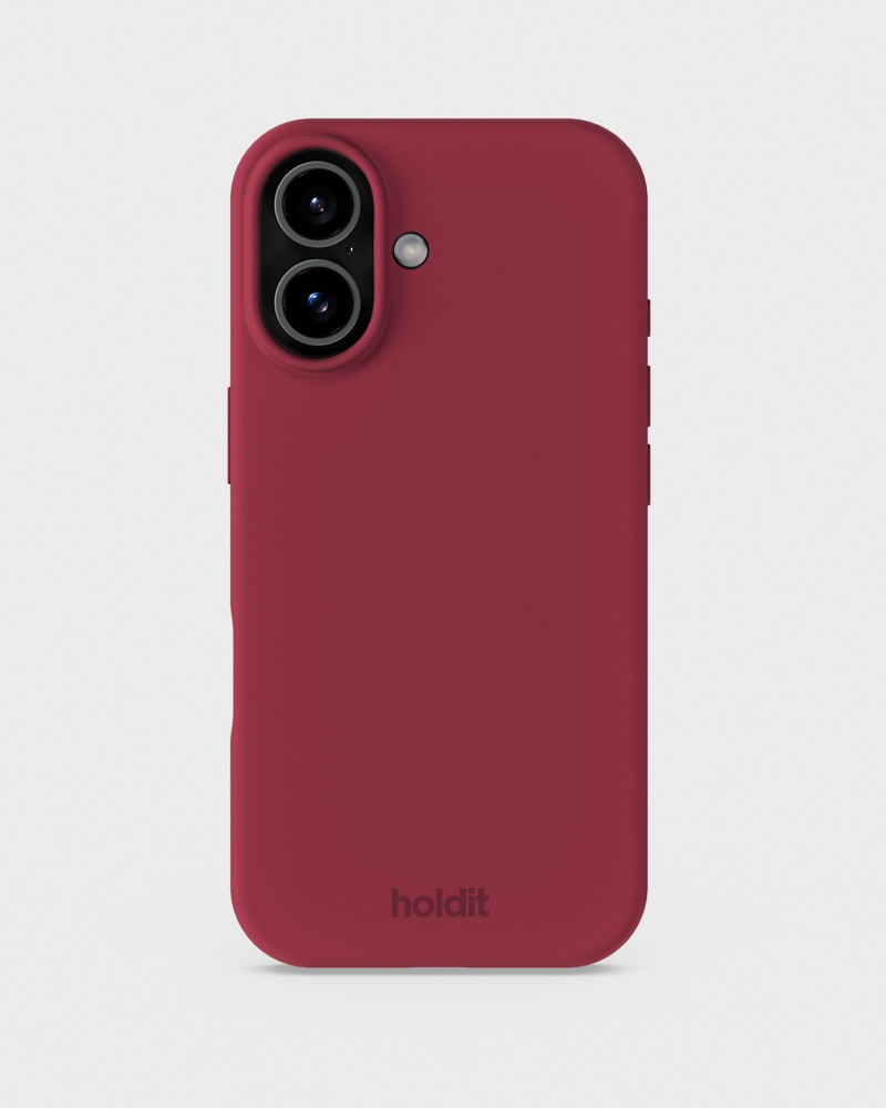 Phone Case Silicone Red Velvet iPhone 17