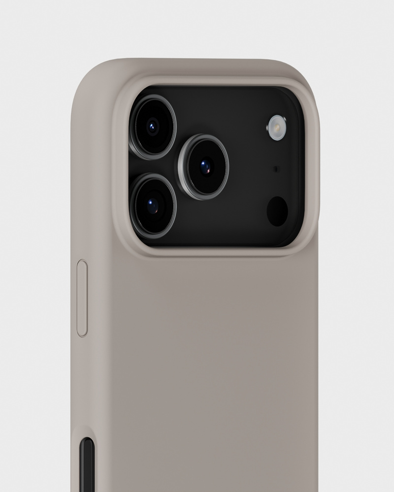 Phone Case Silicone Taupe iPhone 17 Pro