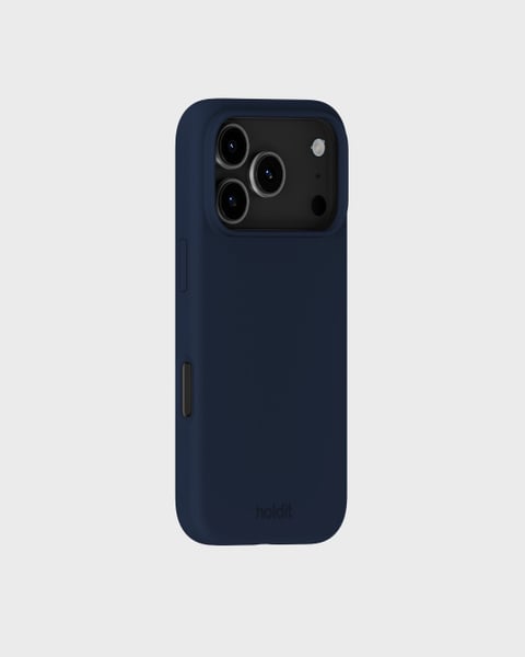 Phone Case Silicone Midnight Blue iPhone 17 Pro