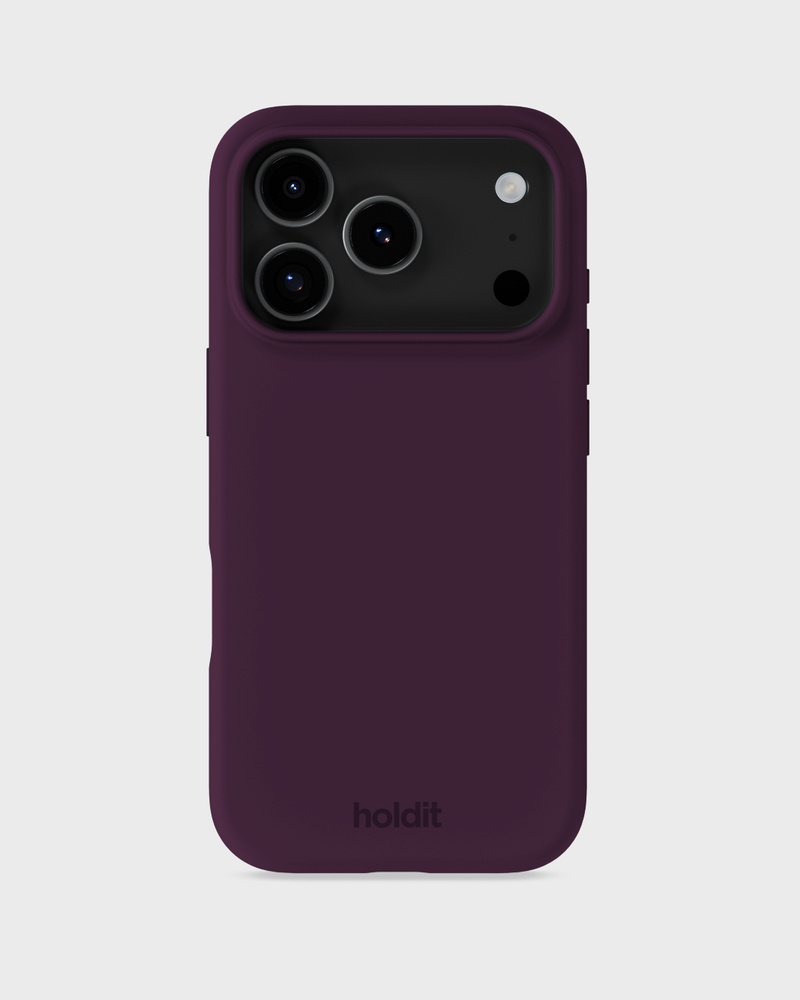 Phone Case Silicone Deep Plum iPhone 17 Pro