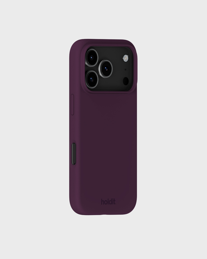 Phone Case Silicone Deep Plum iPhone 17 Pro