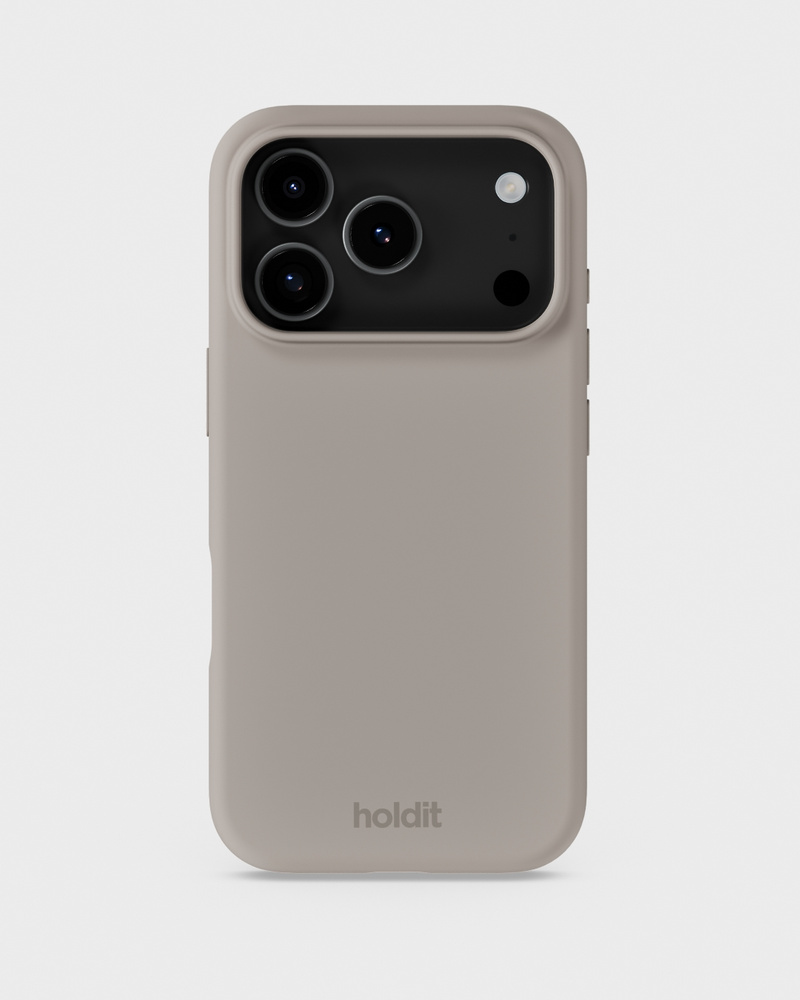 Phone Case Silicone Taupe iPhone 17 Pro