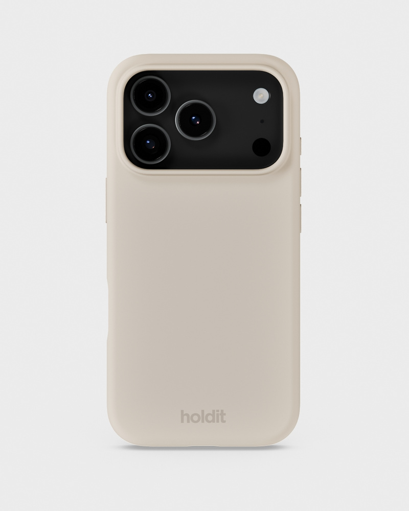 Phone Case Silicone Light Beige iPhone 17 Pro