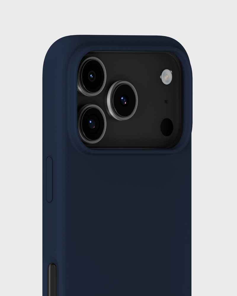 Phone Case Silicone Midnight Blue iPhone 17 Pro