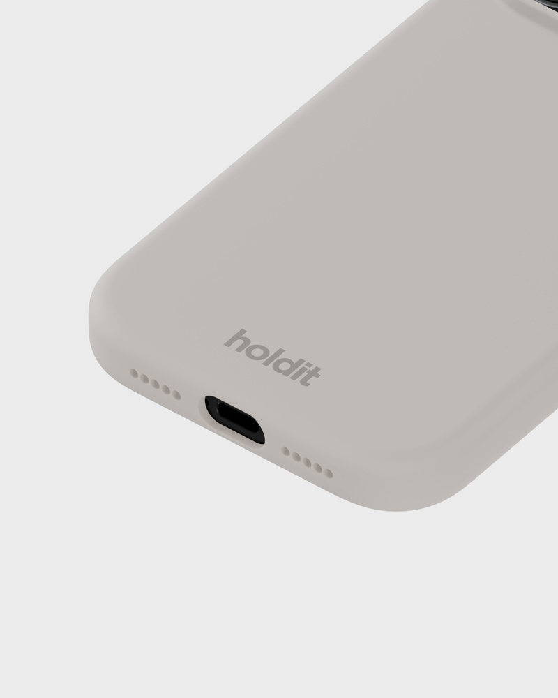 Phone Case Silicone Wool Gray iPhone 17 Pro