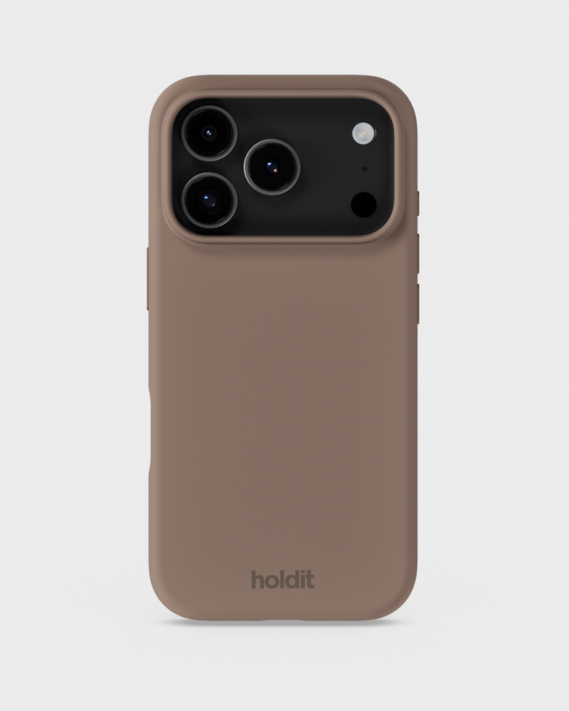 Phone Case Silicone Mocha Brown iPhone 17 Pro