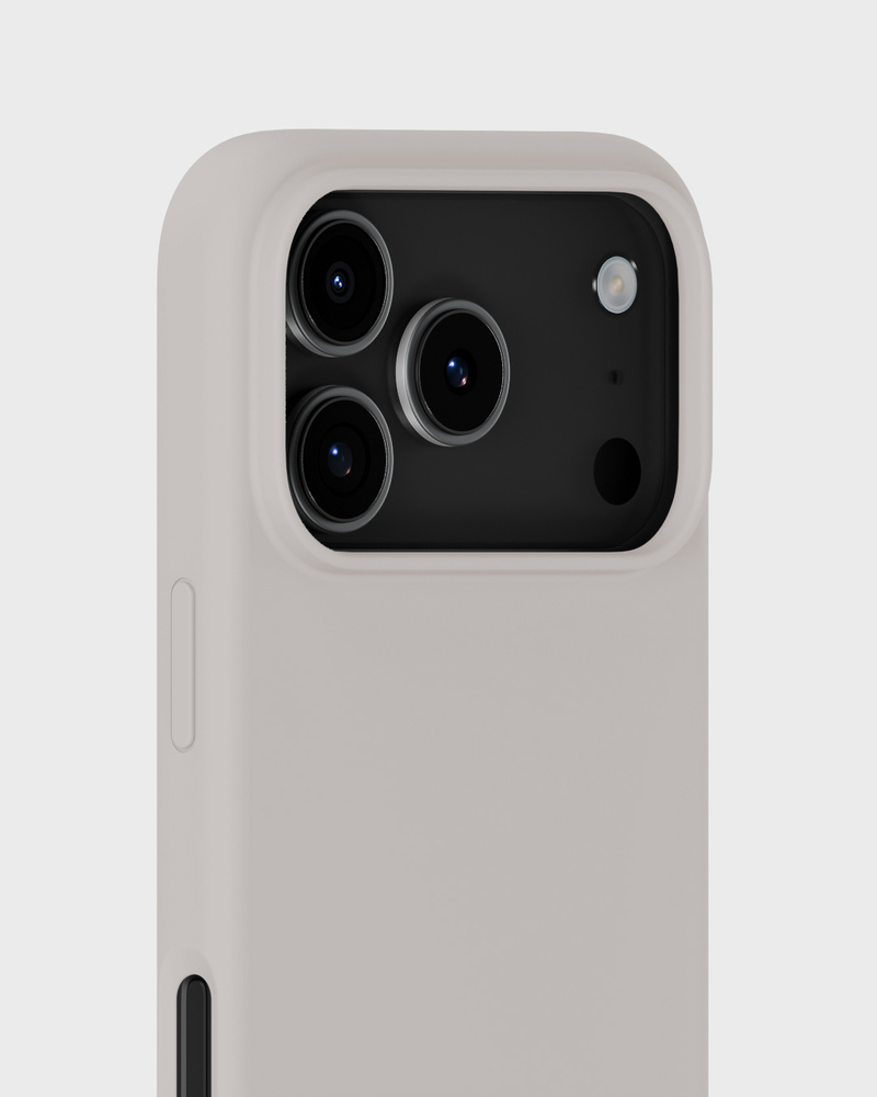 Phone Case Silicone Wool Gray iPhone 17 Pro