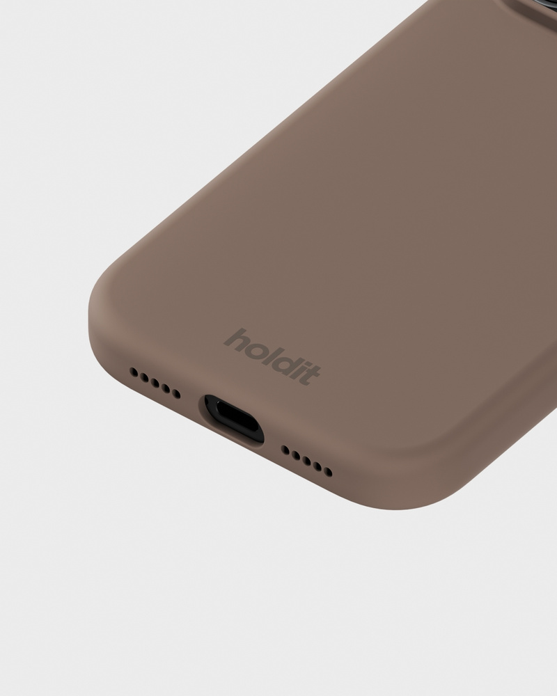 Phone Case Silicone Mocha Brown iPhone 17 Pro