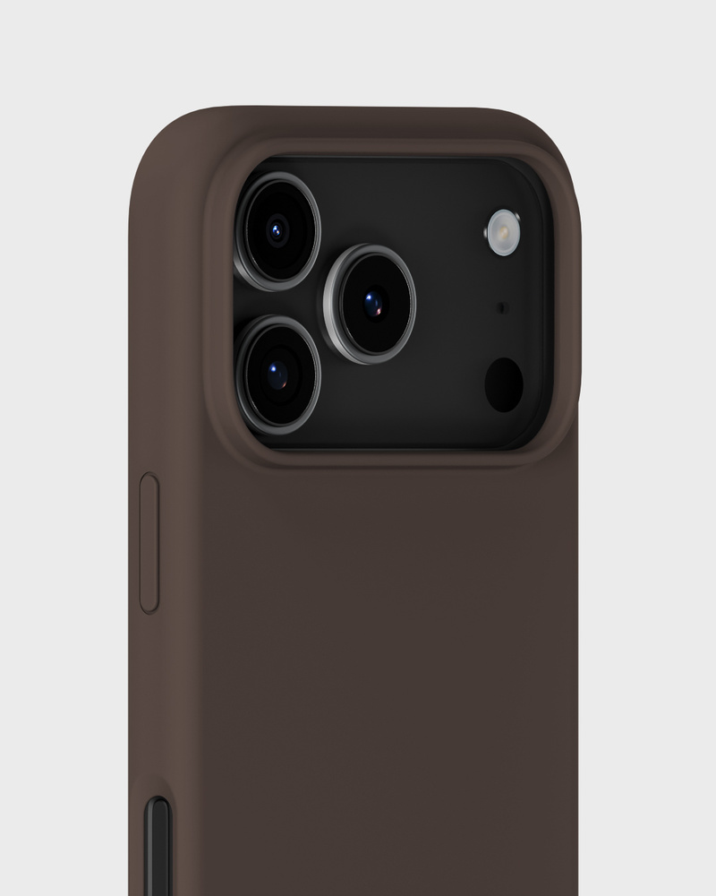 Phone Case Silicone Chocolate iPhone 17 Pro