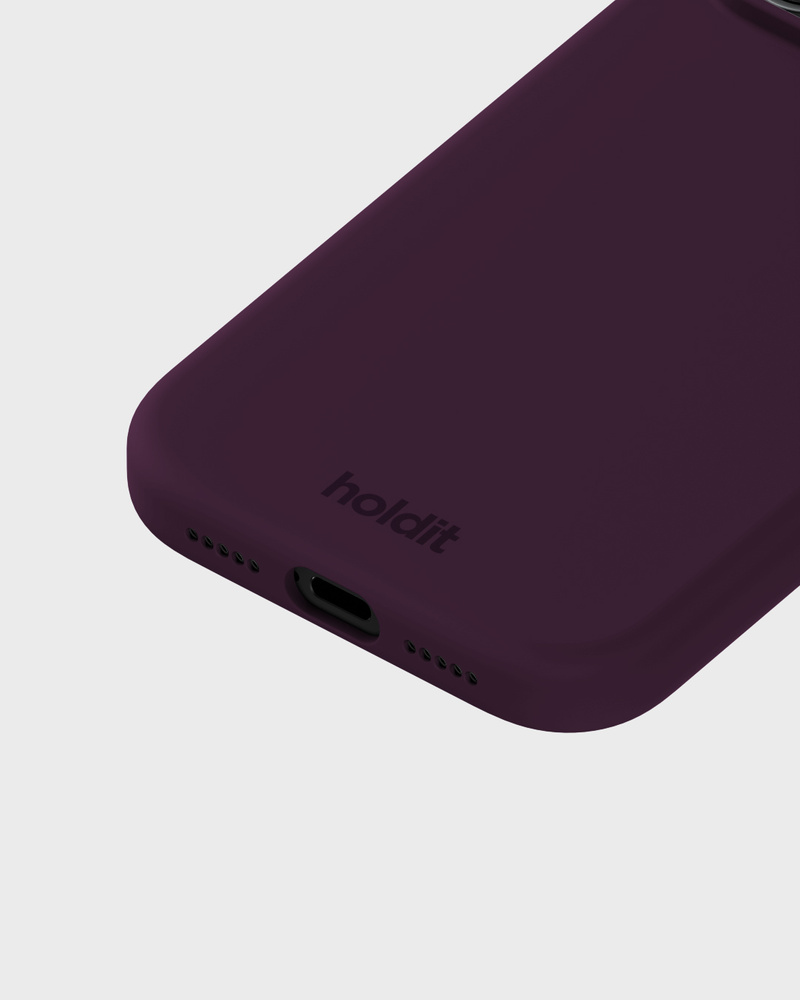 Phone Case Silicone Deep Plum iPhone 17 Pro