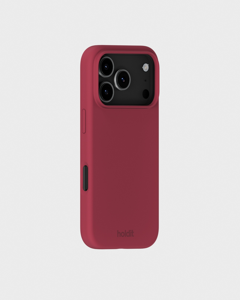 Phone Case Silicone Red Velvet iPhone 17 Pro Max