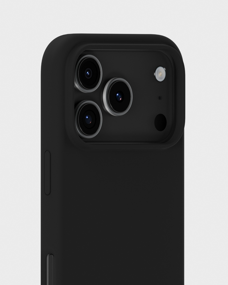 Phone Case Silicone Black iPhone 17 Pro Max