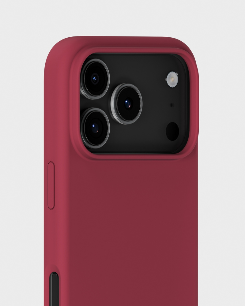 Phone Case Silicone Red Velvet iPhone 17 Pro Max