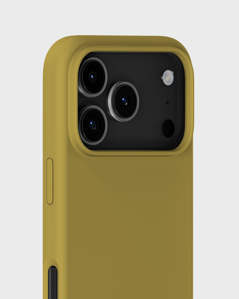 Phone Case Silicone Warm Olive iPhone 17 Pro Max