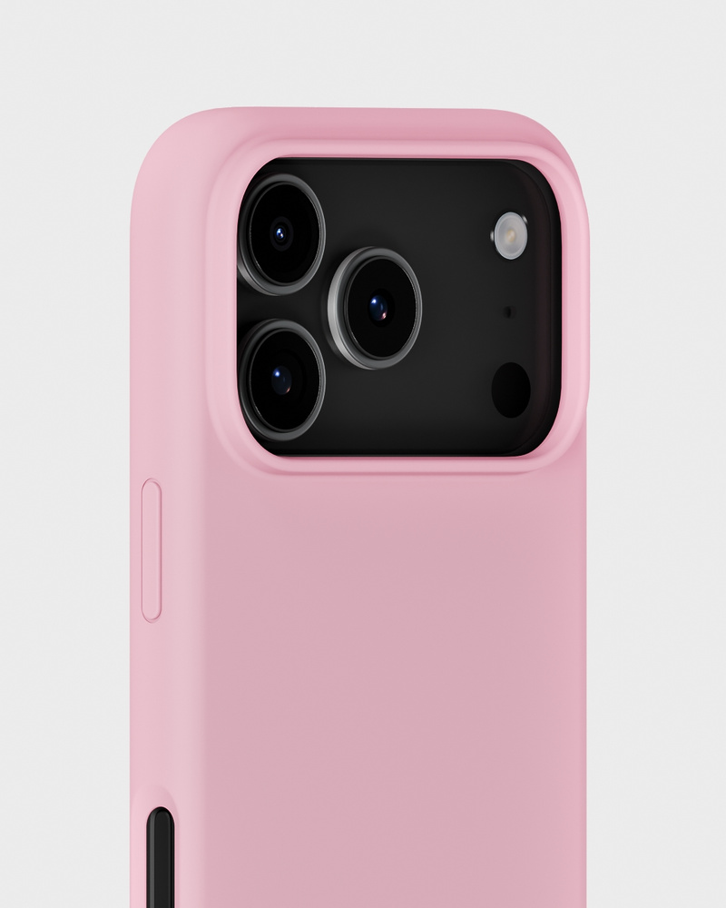 Phone Case Silicone Pink iPhone 17 Pro Max